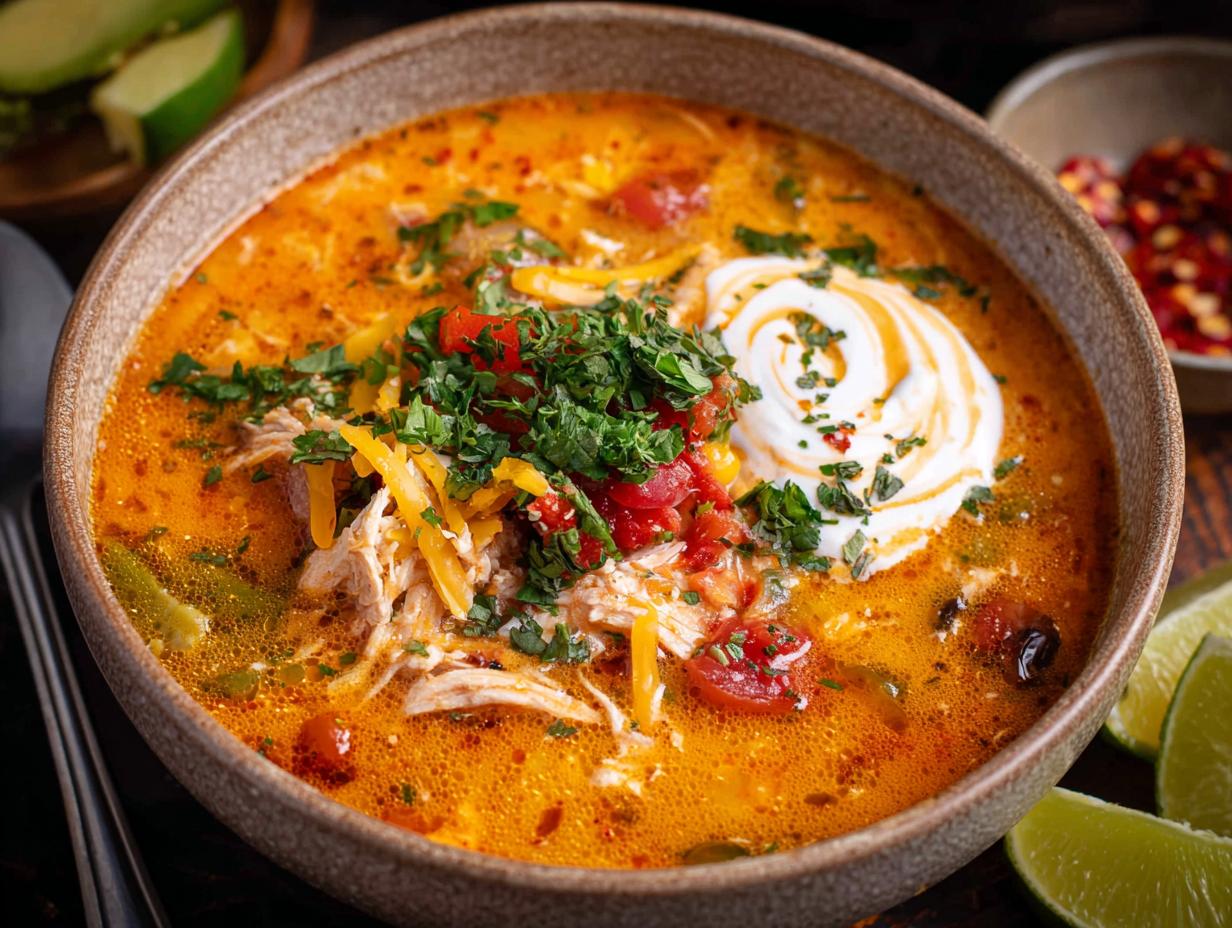 Creamy Chicken Enchilada Soup: Amazing 1-Pot Meal - Creamy Chicken Enchilada Soup - main visual representation