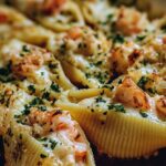 Creamy Seafood Stuffed Shells