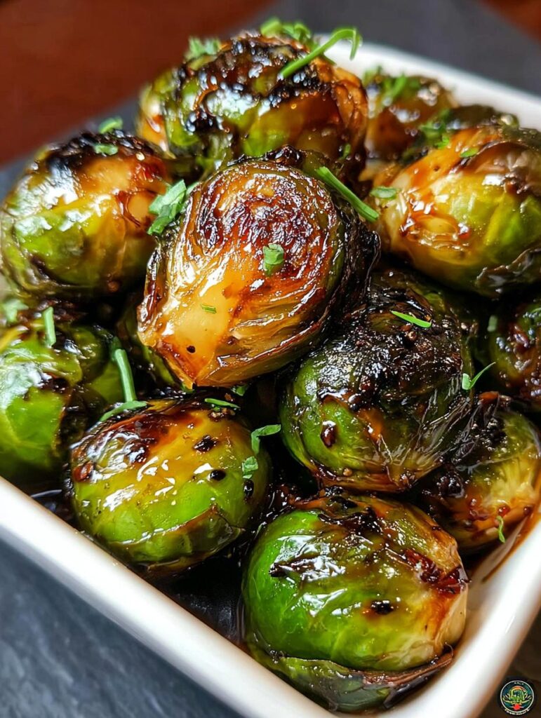 Crispy Honey Balsamic Brussels