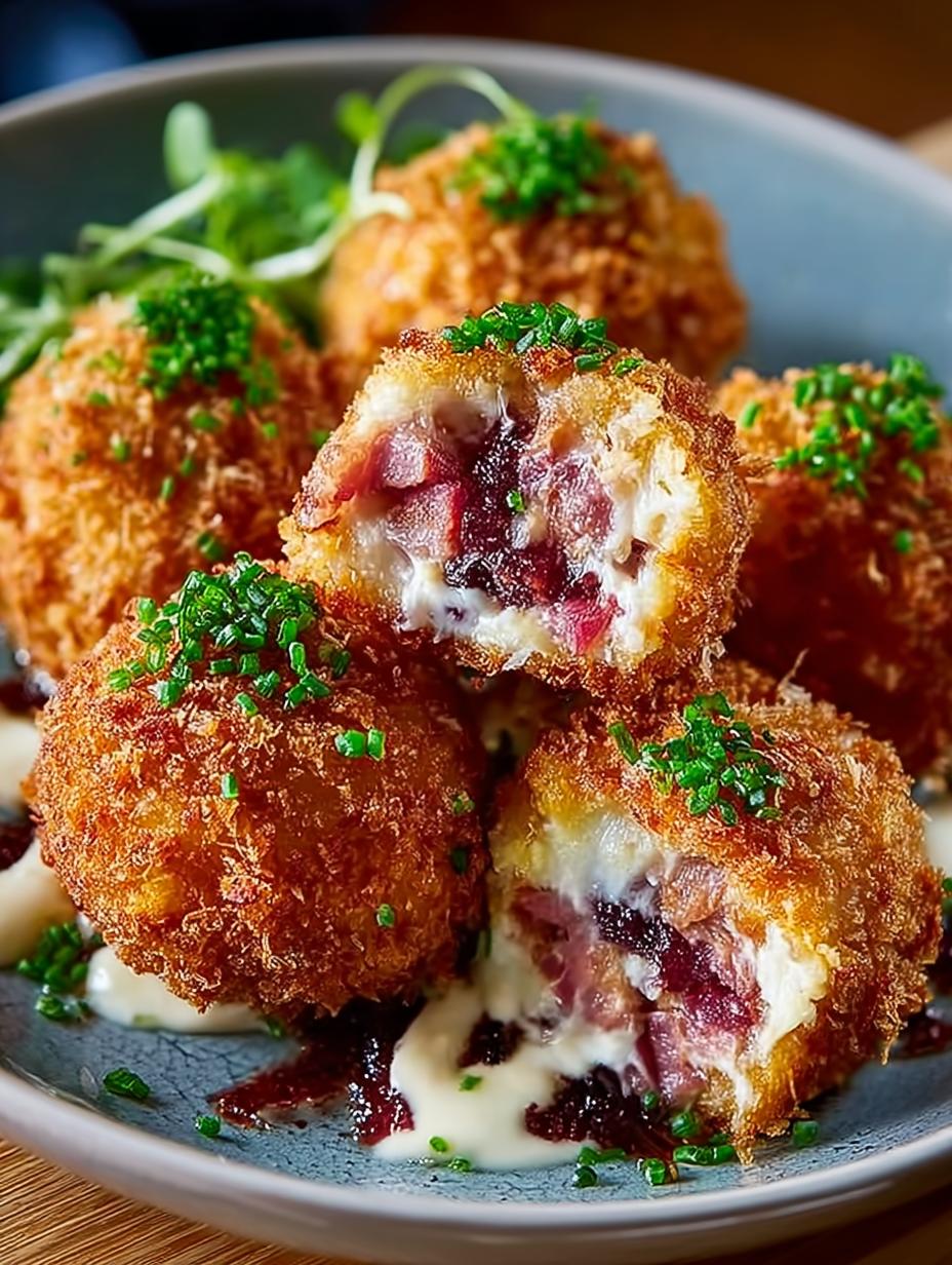 Crispy Reuben Balls: 6 Irresistible Bites to Savor - Crispy Reuben Balls - main visual representation