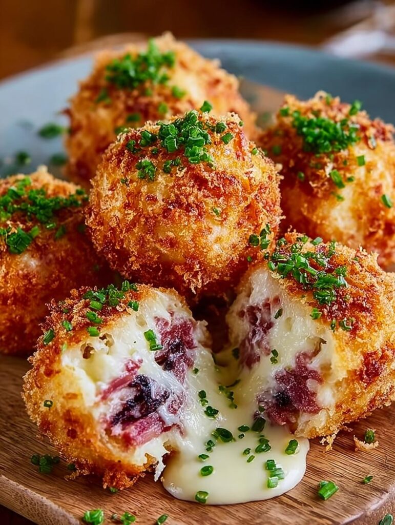 Crispy Reuben Balls