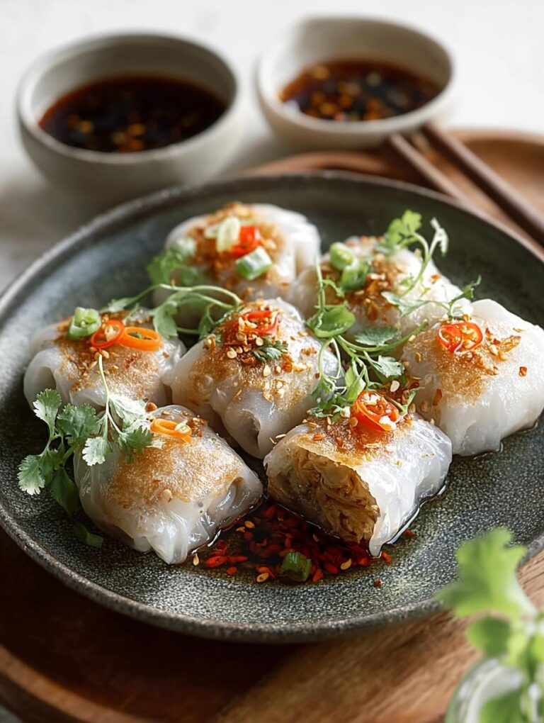 Savory Crispy Rice Paper Dumplings with Garlic Ginger Kick - recipes ...