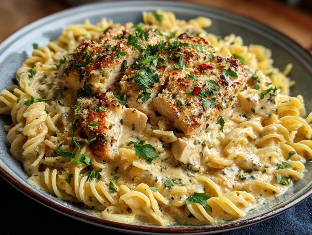 Crockpot Garlic Parmesan Chicken