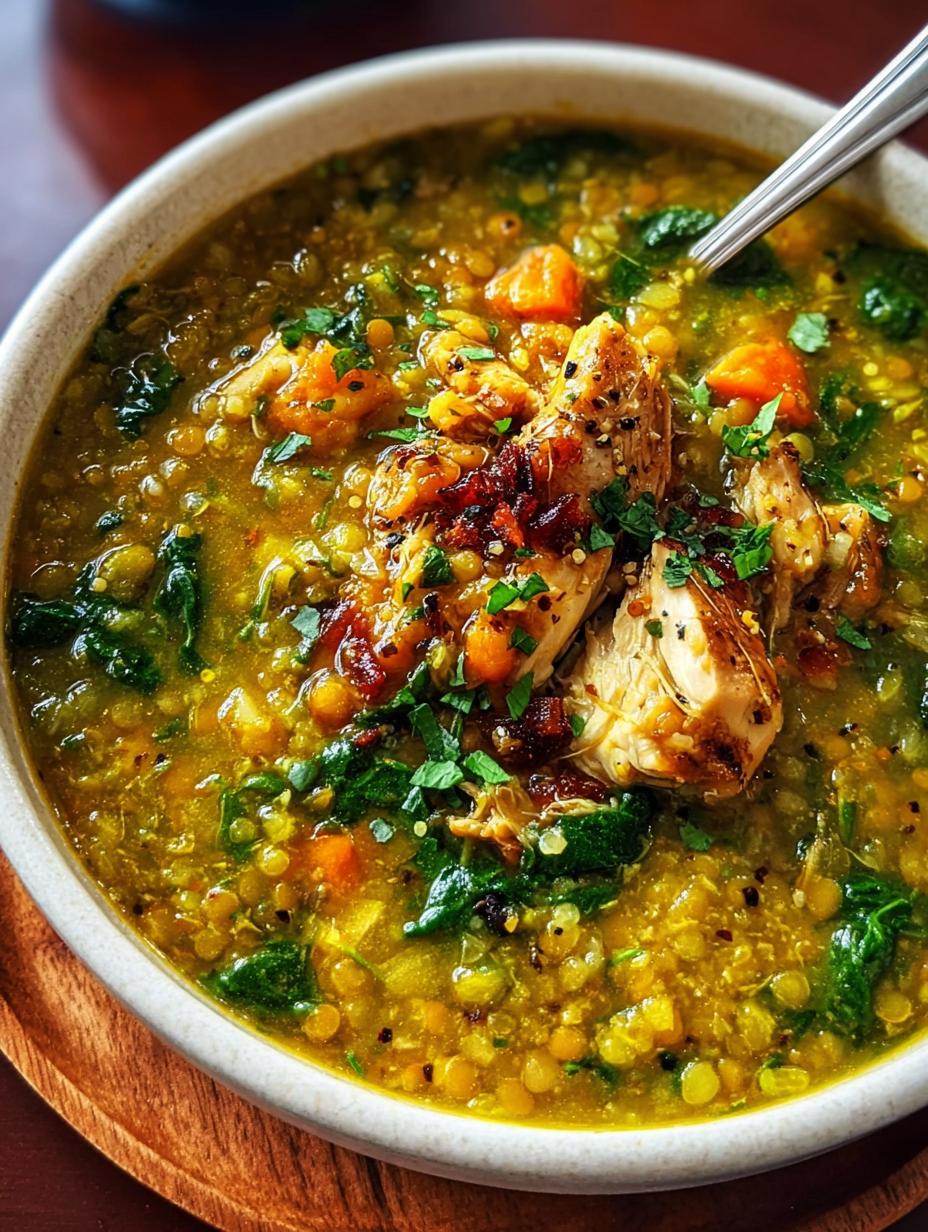 Amazing Curried Chicken Lentil Rice in 1 Hour - Curried Chicken Lentil Rice - main visual representation