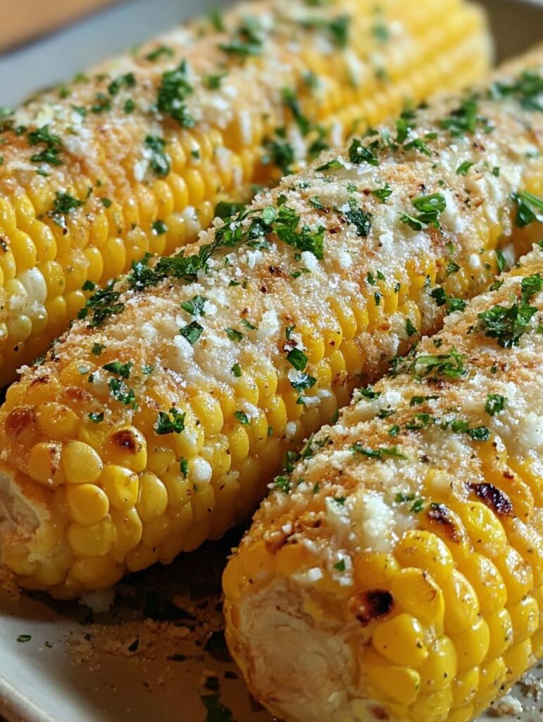 Flavorful Garlic Parmesan Corn