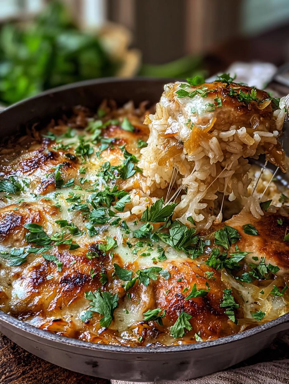 French Onion Chicken Rice: Amazing Bake Under 60 Mins - French Onion Chicken Rice - additional detail