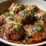 French Onion Meatballs