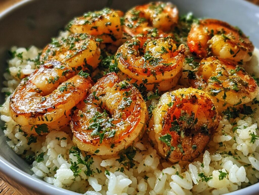 Garlic Butter Shrimp Bowl