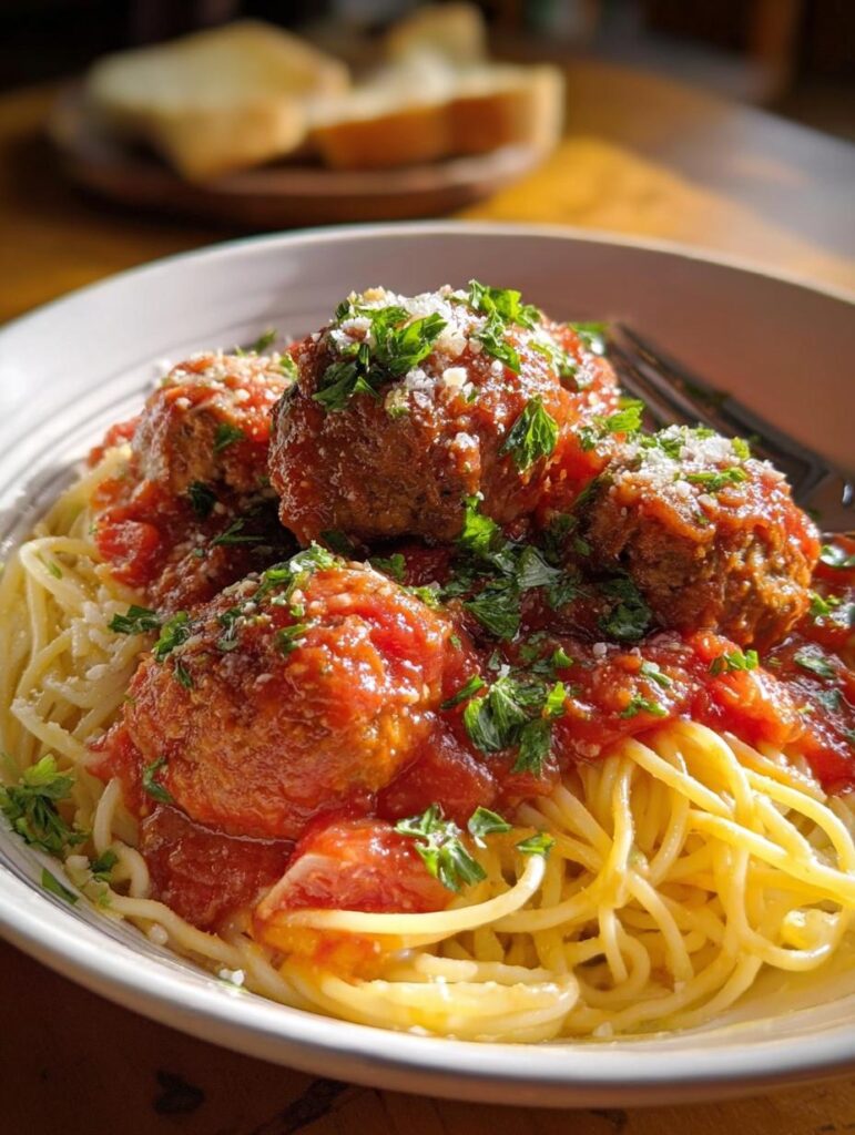 Grandpas Spaghetti Meatballs