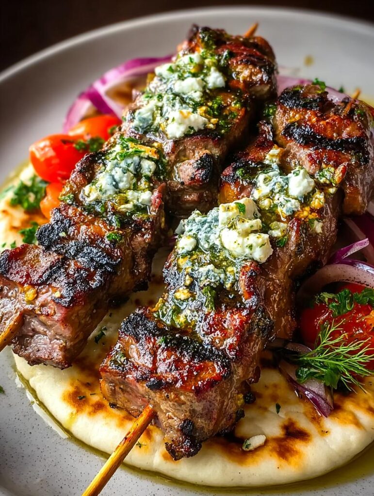 Greek Style Lamb Souvlaki