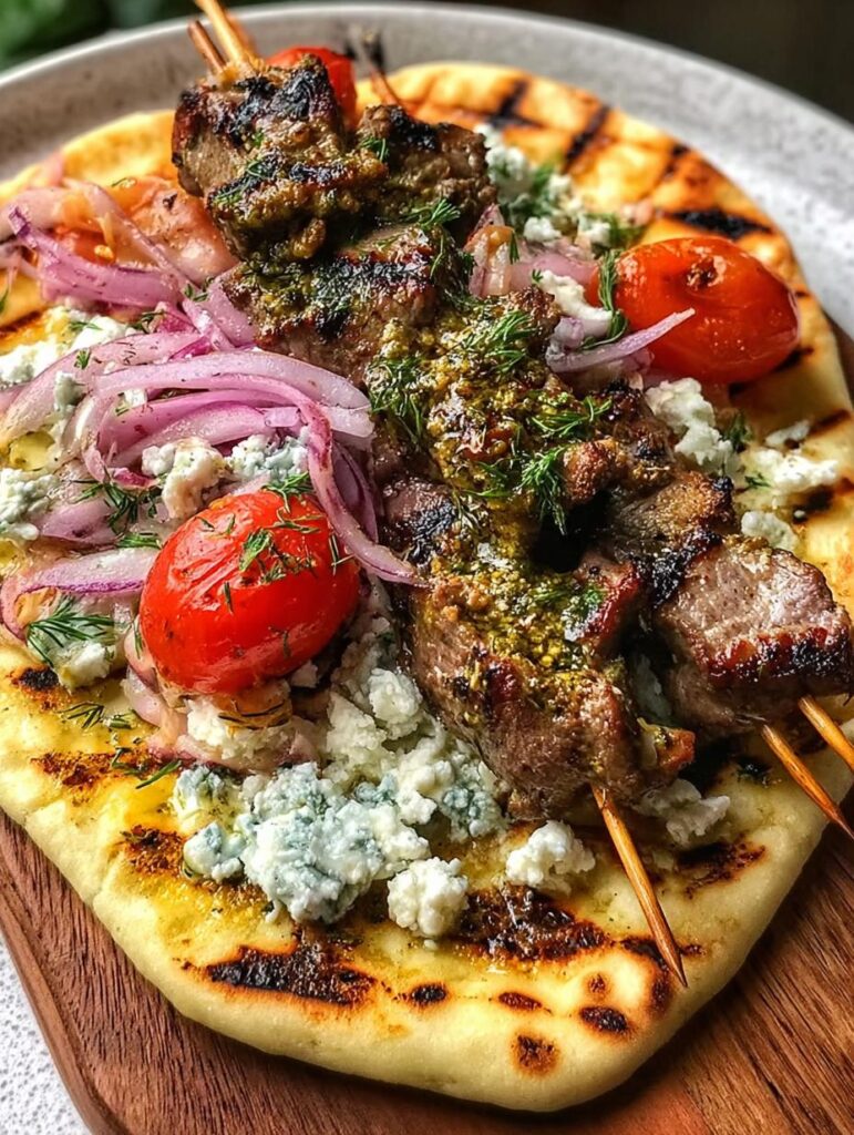 Greek Style Lamb Souvlaki