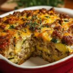 Ground Turkey Zucchini Casserole