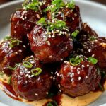Korean Bbq Beef Meatballs
