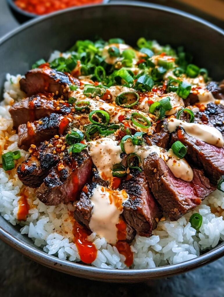 Korean Bbq Steak Bowls