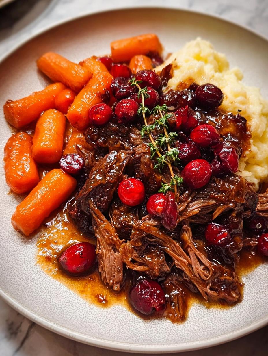 Low Braised Balsamic Cranberry