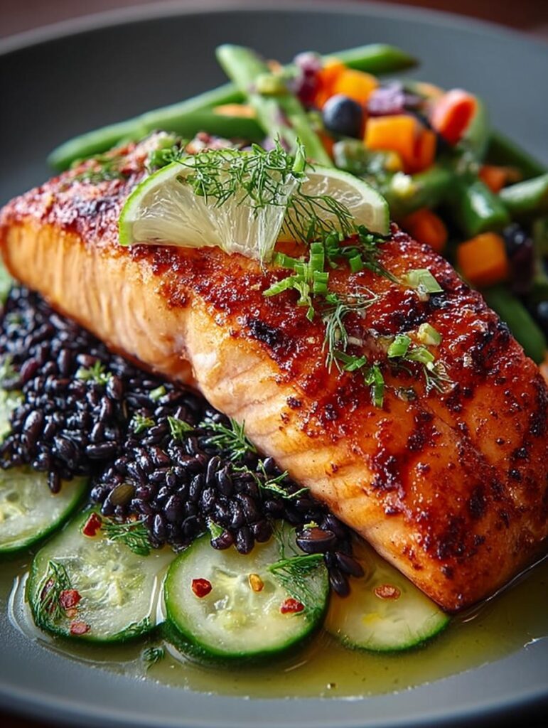 Miso Salmon with Black