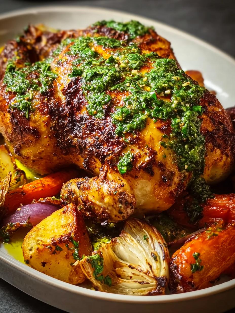 Moroccan Herb Chicken Roast