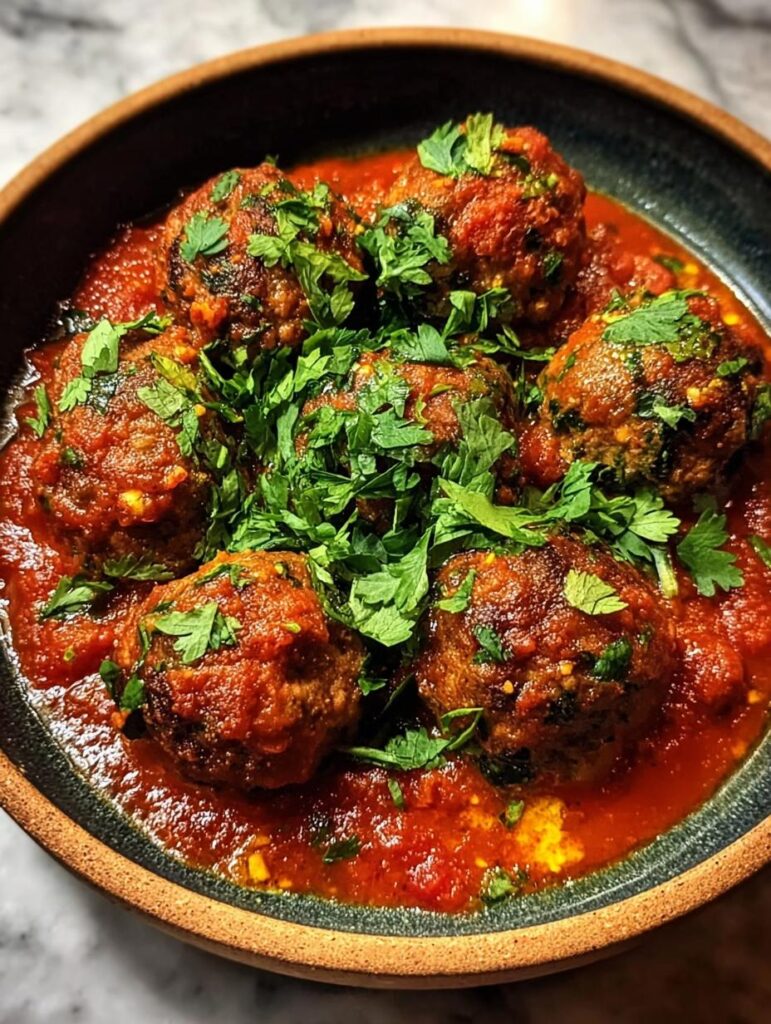 Moroccan Style Kofta Meatballs