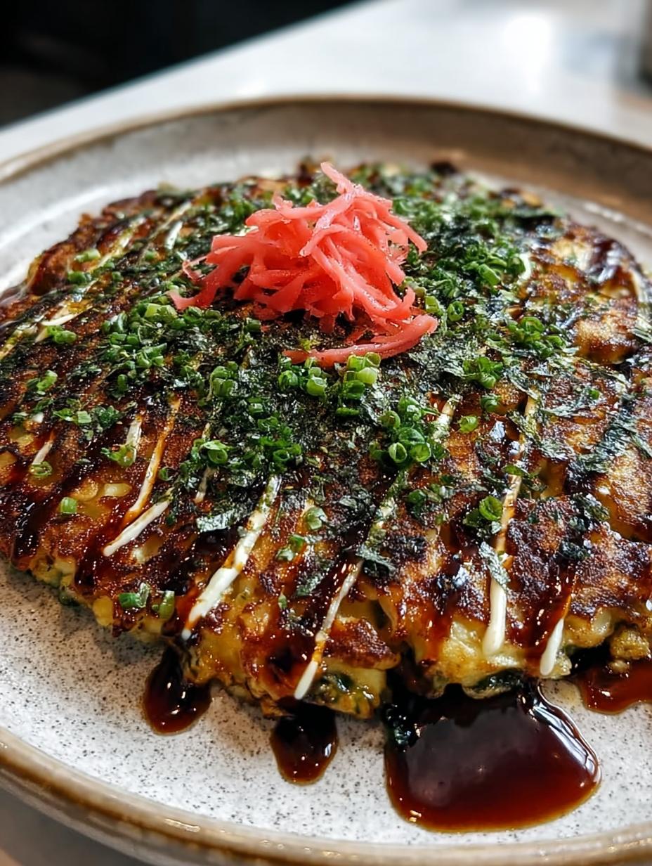Osaka Style Vegan Okonomiyaki: 1 Amazing Recipe 5 Osaka Style Vegan Okonomiyaki: 1 Amazing Recipe - Osaka Style Vegan Okonomiyaki - additional detail