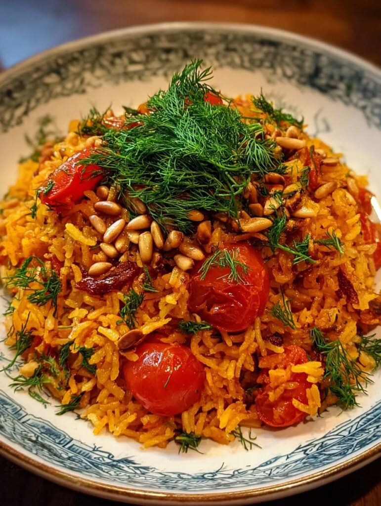 Persian Style Tomato Pilaf