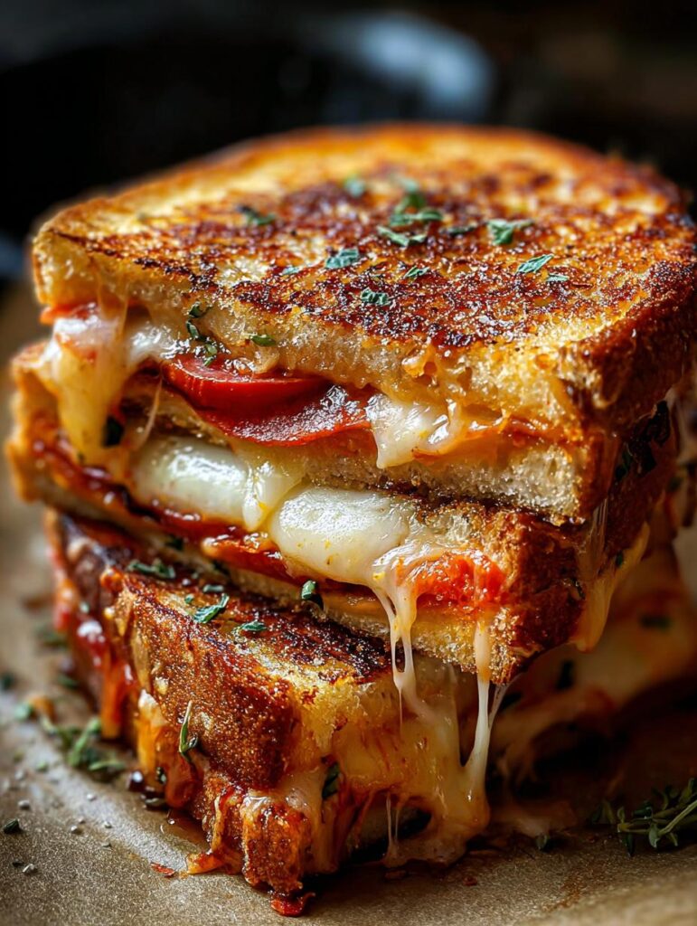 Pizza Grilled Cheese Both