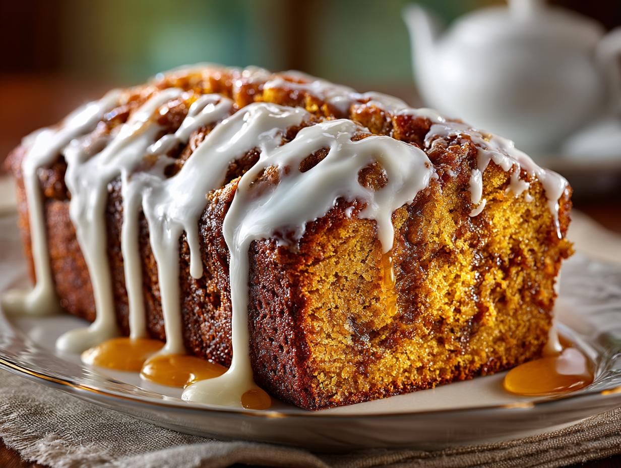 Pumpkin Banana Bread with Maple Glaze: A Fall Delight - Pumpkin Banana Bread with - main visual representation