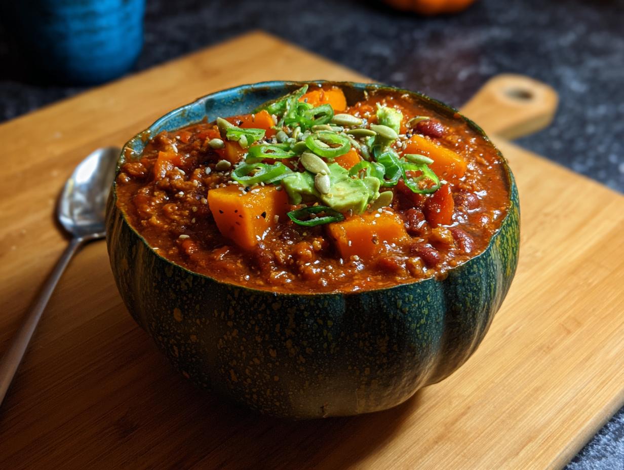 Amazing Pumpkin Chili: A Cozy Hug in a Bowl - Pumpkin Chili - additional detail