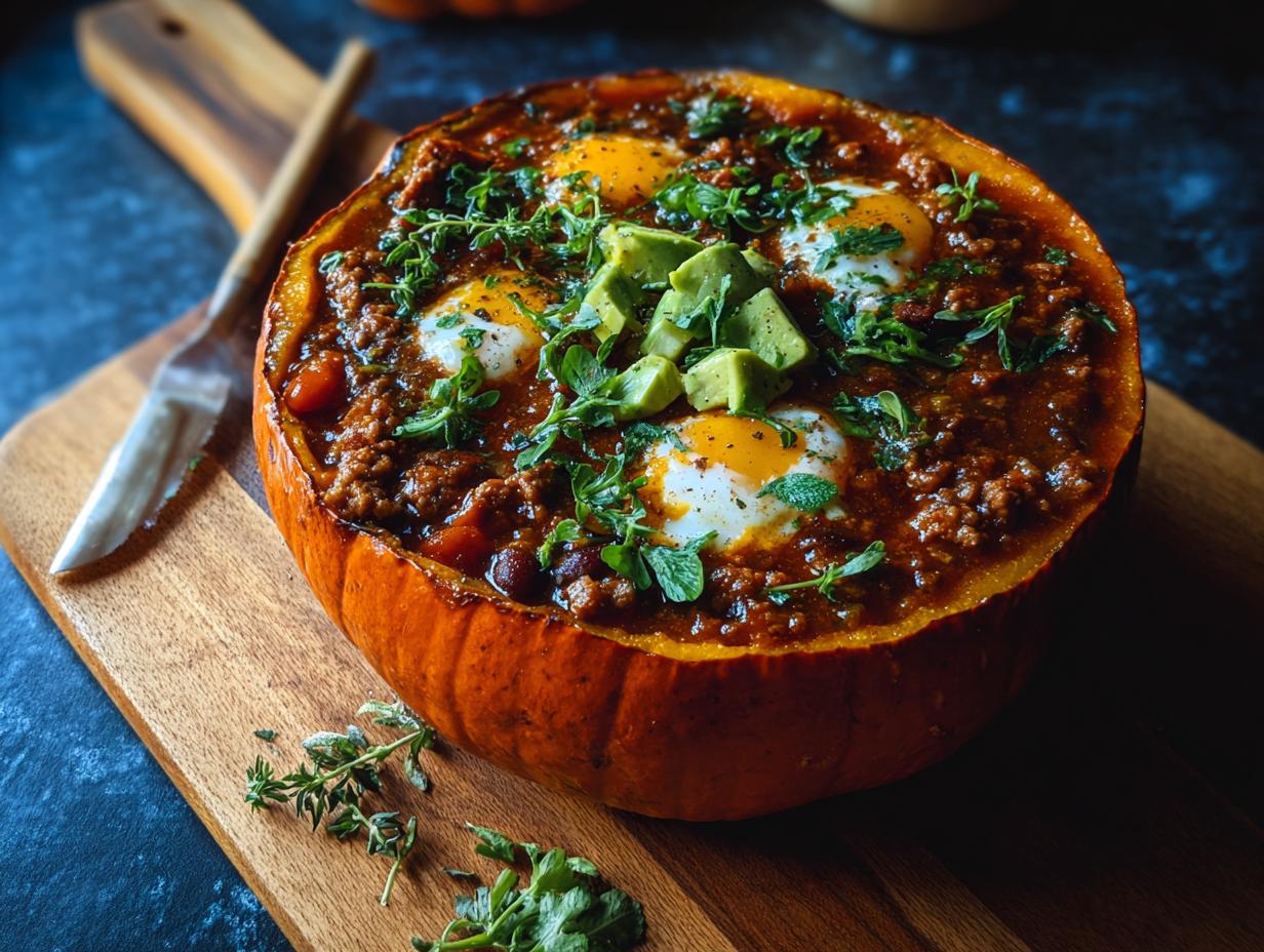 Amazing Pumpkin Chili: A Cozy Hug in a Bowl - Pumpkin Chili - additional detail