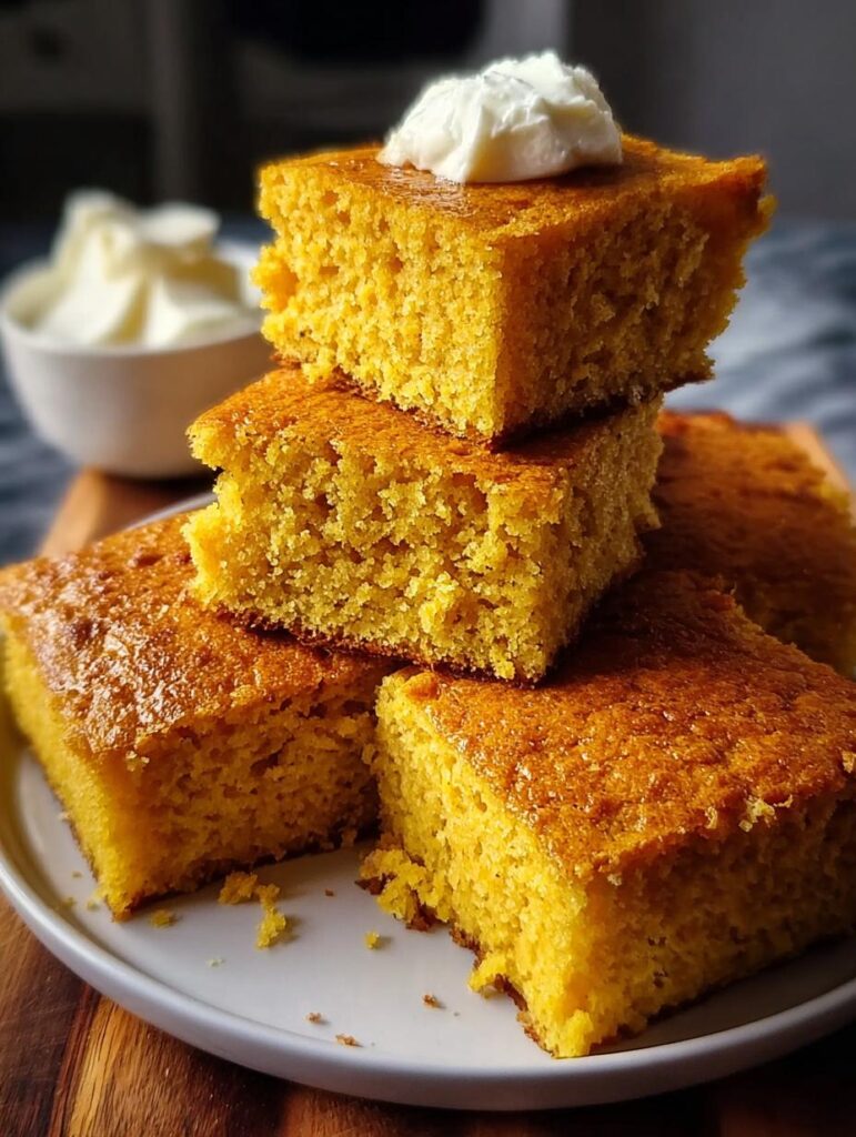 Pumpkin Cornbread Maple Butter
