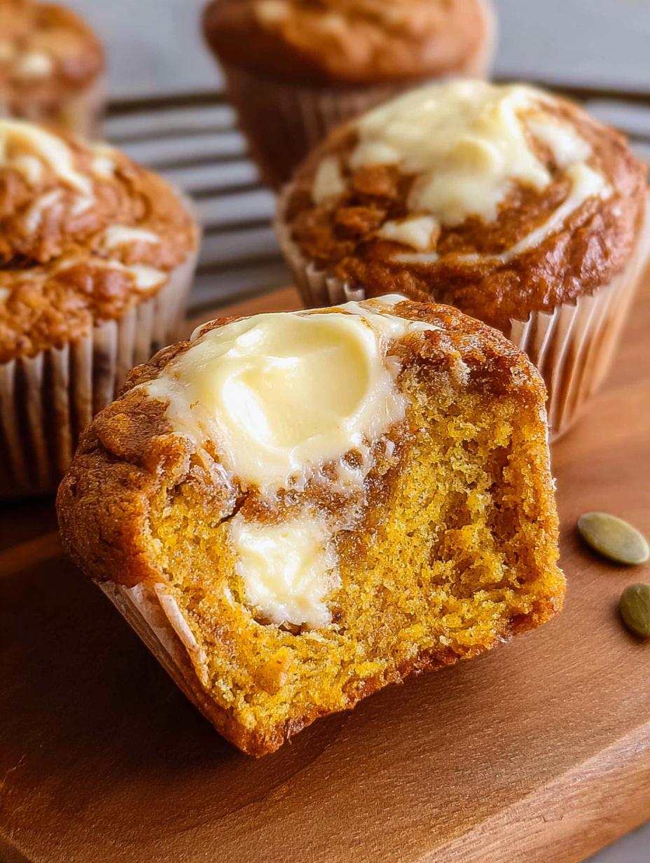 Pumpkin Cream Cheese Muffins