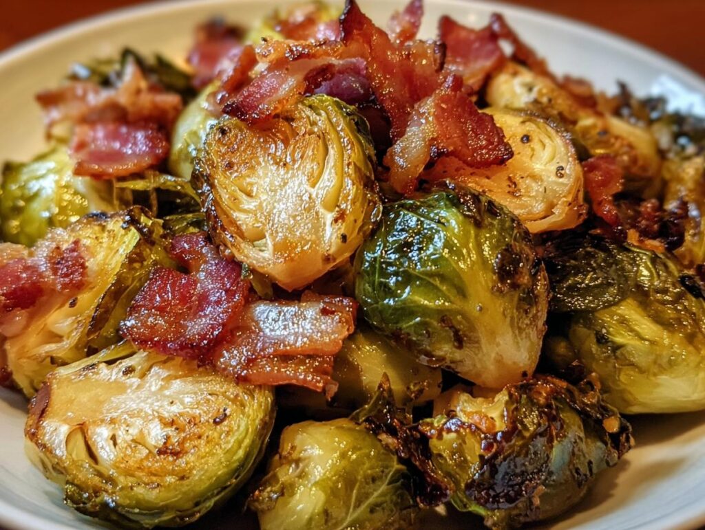 Roasted Brussels Sprouts Bacon