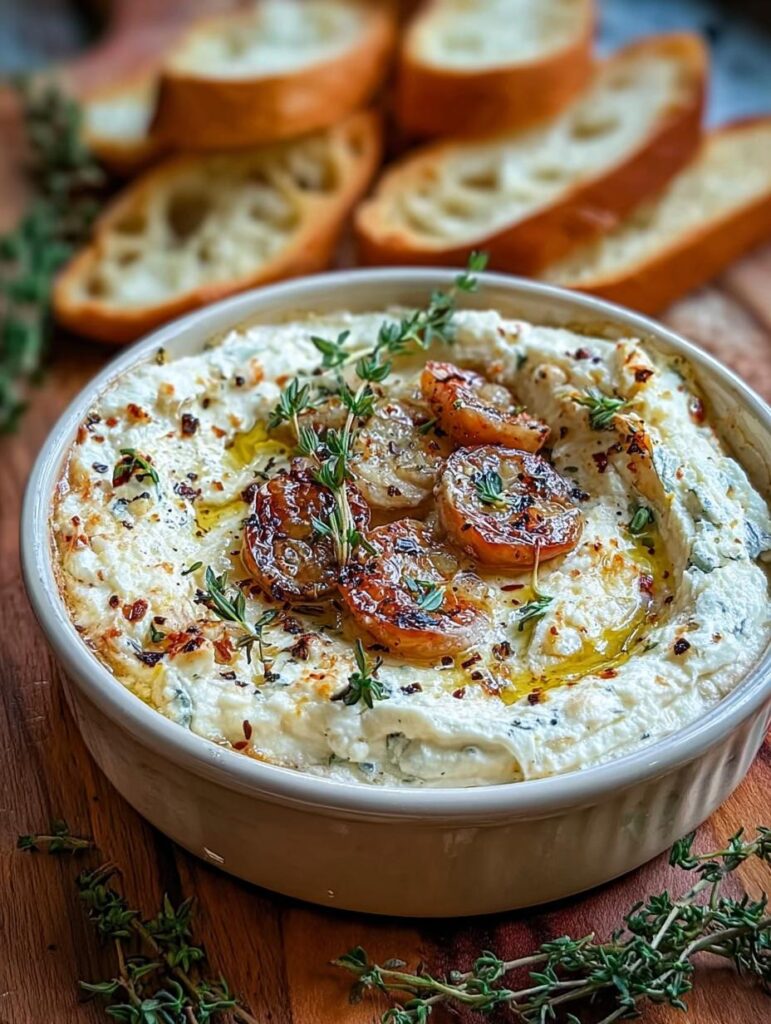 Roasted Garlic Goat Cheese