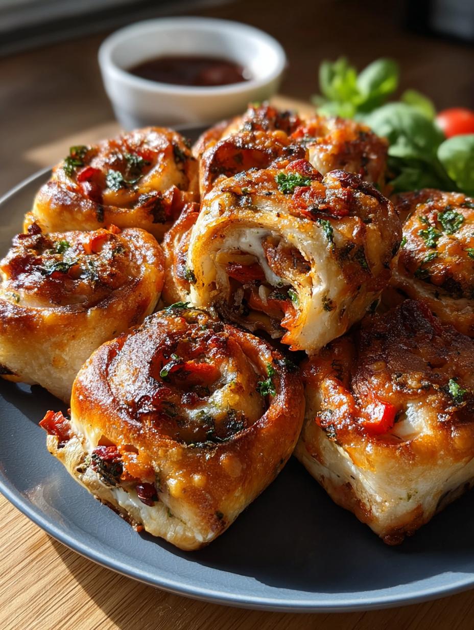 Savory Vegan Pizza Rolls: 12 Delicious Snack Ideas - Savory Vegan Pizza Rolls - additional detail