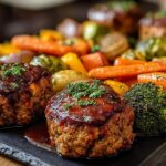 Sheet Pan Mini Meatloaf