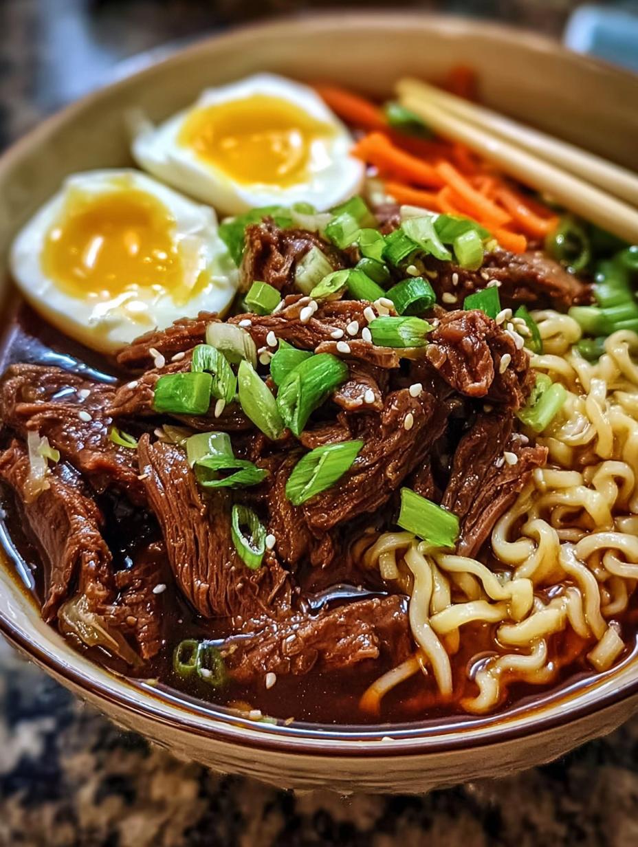 Slow Cooker Beef Ramen: Amazing 6-Hour Meal - Slow Cooker Beef Ramen - additional detail