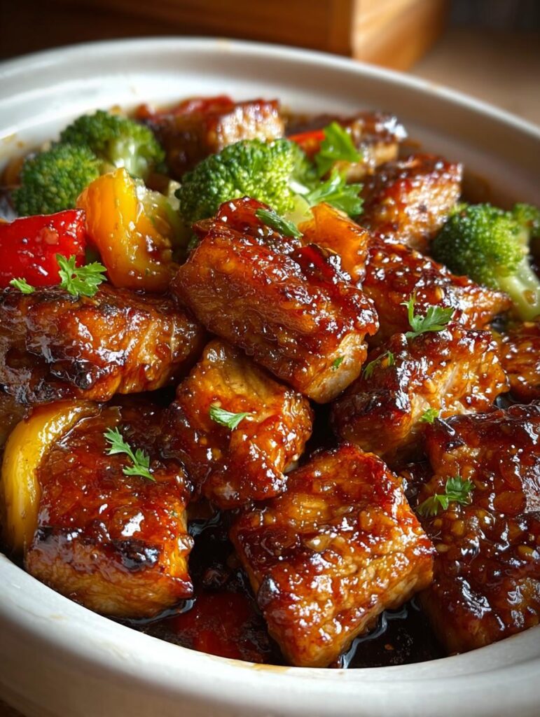 Slow Cooker Honey Garlic