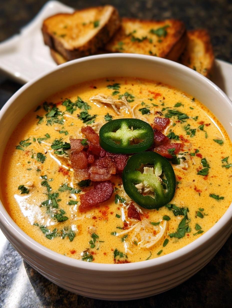Amazing Spicy Jalapeno Popper Soup Recipe - Spicy Jalapeno Popper Soup - main visual representation