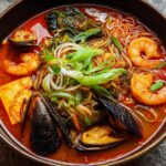 Spicy Korean Jjamppong Mixed