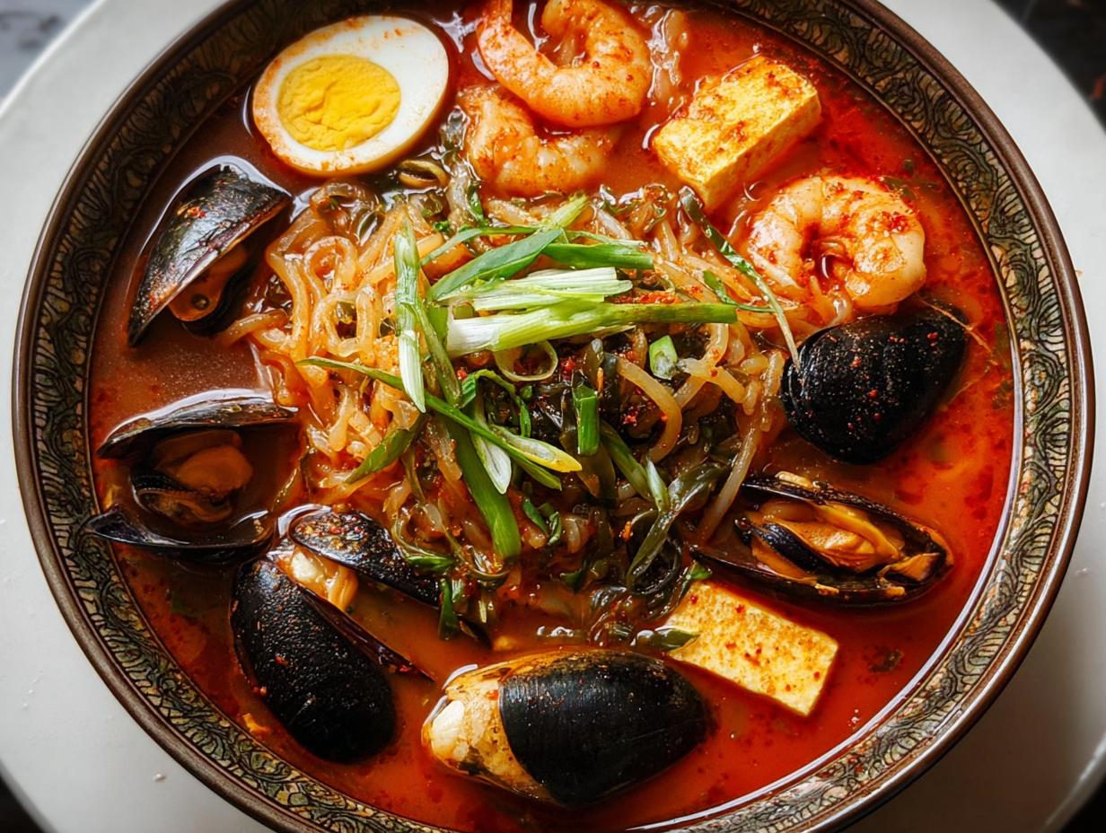 Spicy Korean Jjamppong Mixed Burst of Flavor - Spicy Korean Jjamppong Mixed - additional detail