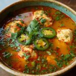 Spicy Matzo Ball Soup