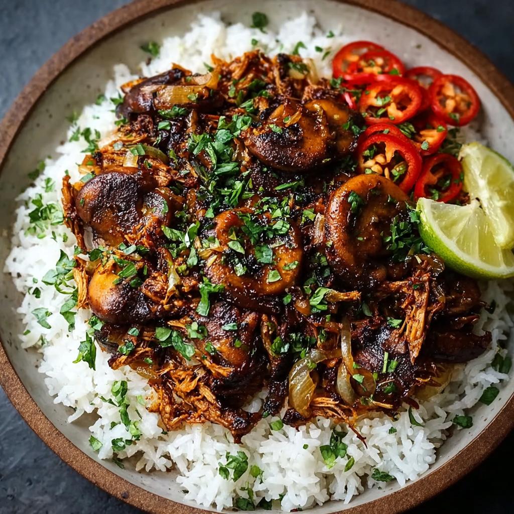 Spicy Vegan Jerk Mushrooms: 40-Minute Flavor - Spicy Vegan Jerk Mushrooms - main visual representation