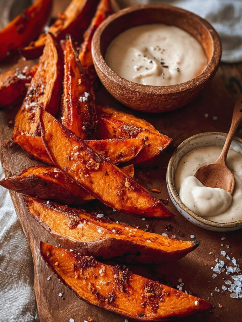 Sweet Potato Wedges Cinnamon