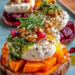 Sweet Potatoes with Burrata