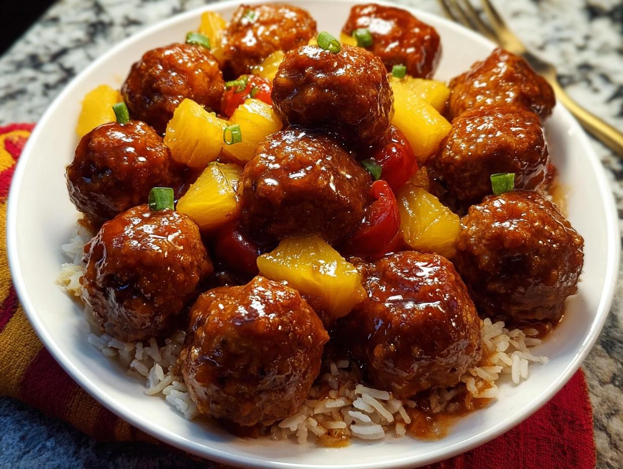 Sweet Sour Meatballs