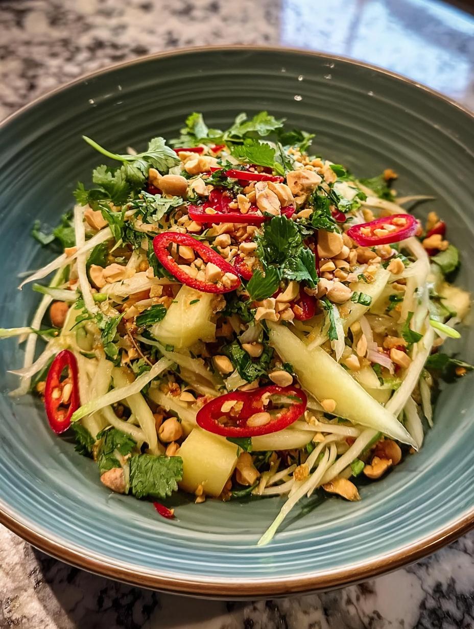 Tangy Thai Green Mango: 1 Amazing Salad Recipe 6 Tangy Thai Green Mango: 1 Amazing Salad Recipe - Tangy Thai Green Mango - additional detail