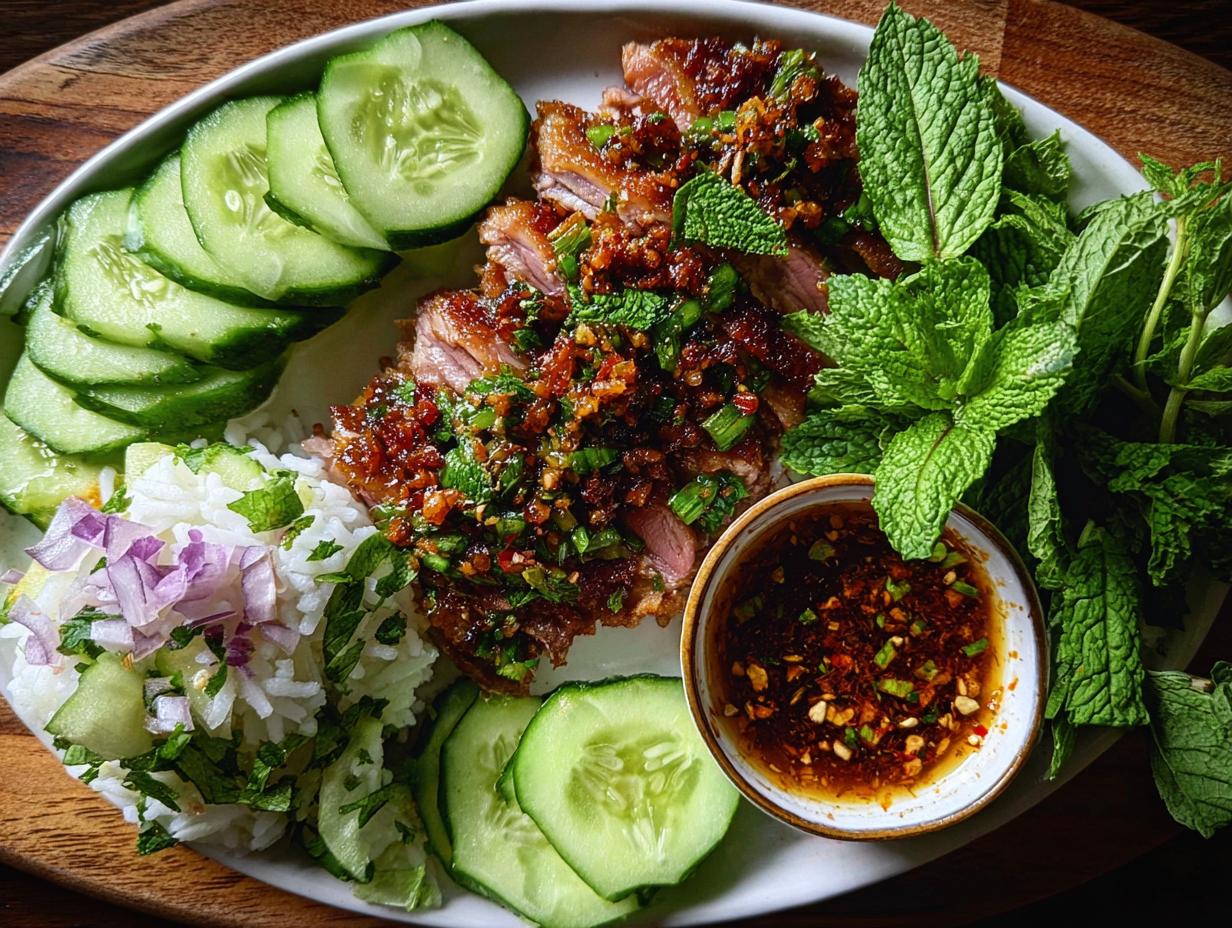 Thai Duck Larb Tamarind: 1 Savory Bangkok Dish - Thai Duck Larb Tamarind - additional detail