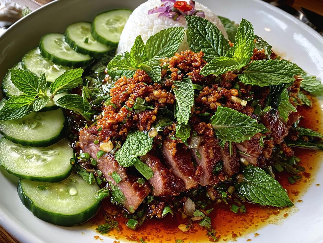 Thai Duck Larb Tamarind