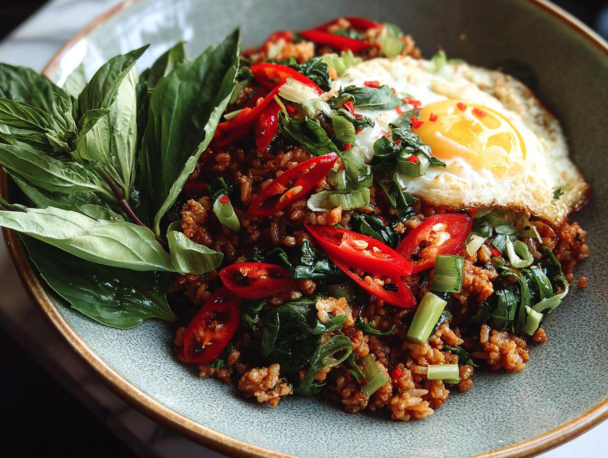 Thai Fried Rice Basil: 1 Amazing Recipe - Thai Fried Rice Basil - additional detail