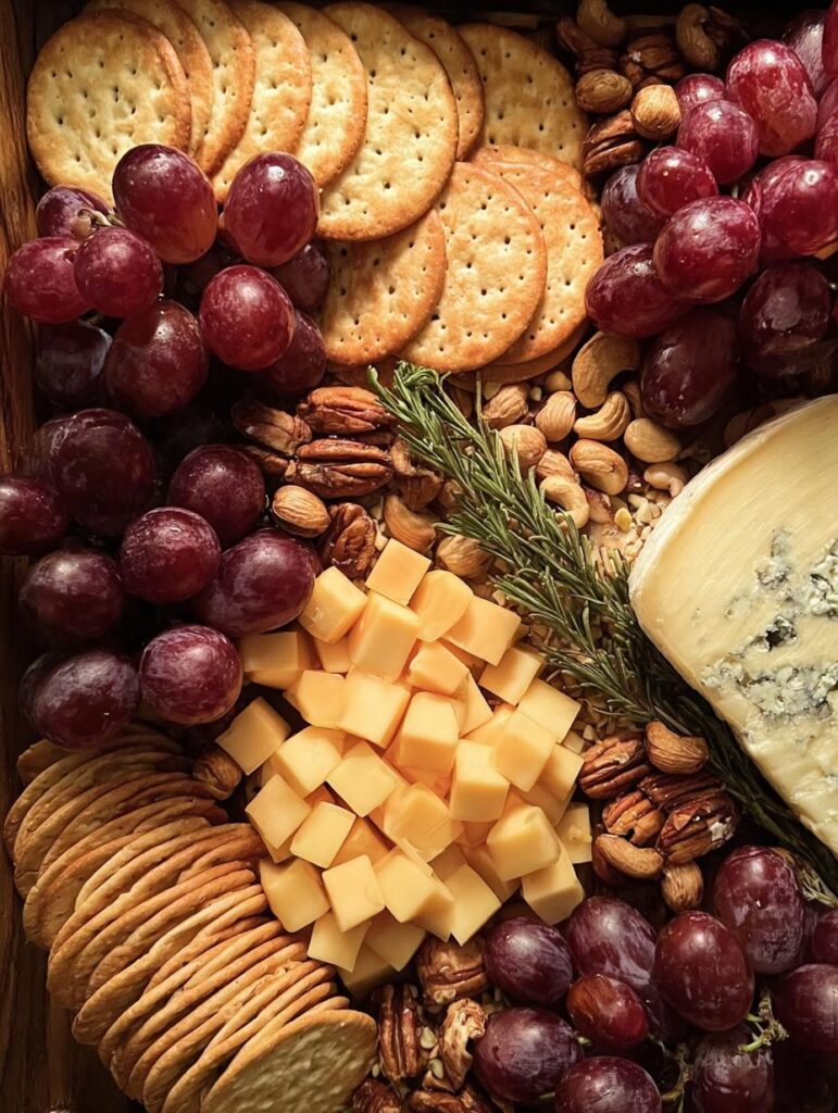 Thanksgiving Cheese Cracker Tray