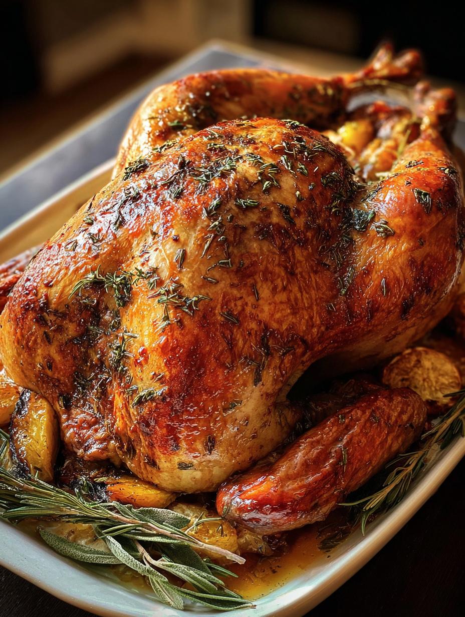 Thanksgiving For Juicy Turkey